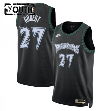 Dres Minnesota Timberwolves Rudy Gobert Nike 2025-26 Classic Edition Crno Swingman - Dječji